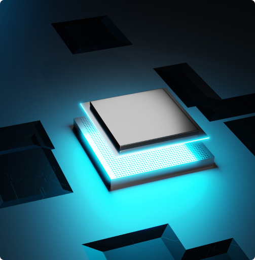 Microprocessor chip circuit board