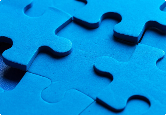 Interlocking puzzle pieces